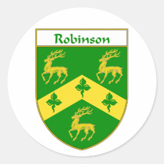 Sticker Rond Armoiries de Robinson/crête de famille