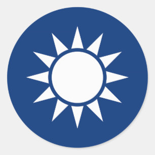 Sticker Rond Armoiries de Taiwan