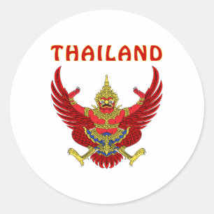 Sticker Rond Armoiries De Thaïlande