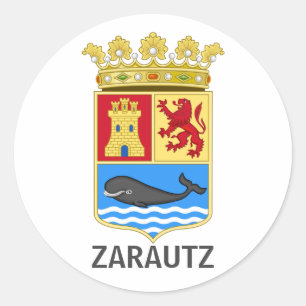 Sticker Rond Armoiries de Zarautz - Gipuzkoa