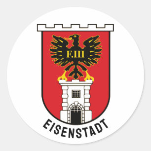 Sticker Rond Armoiries d'Eisenstadt - AUTRICHE