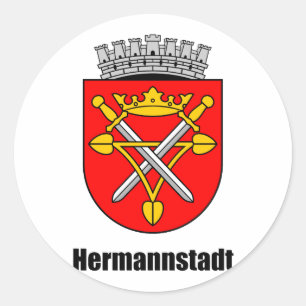 Sticker Rond Armoiries d'Hermann