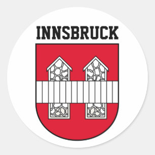 Sticker Rond Armoiries d'Innsbruck - AUTRICHE