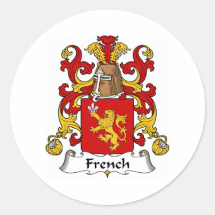 Sticker Rond Armoiries françaises/crête de famille