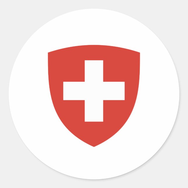 Sticker Rond Armoiries suisses (Devant)
