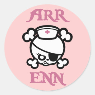 Sticker Rond Arr Enn