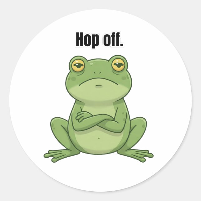 Sticker Rond Arrêt (Devant)