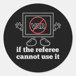 Sticker Rond Arrêter l'autocollant var