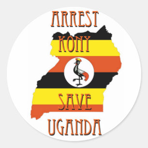 Sticker Rond Arrêtez Kony 2012
