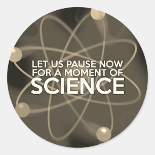 STICKER ROND ARRÊTONS-NOUS MAINTENANT UN INSTANT POUR UN MOMENT