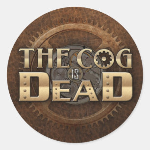 Sticker Rond Arrière - plan de cuir d'autocollant de logo