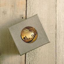 Arrière - plan de la mosquée de nuit Ramadan Mouba