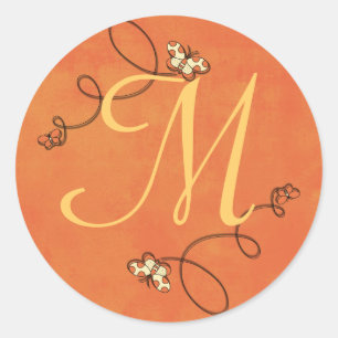 Sticker Rond Arrière - plan de notion de Dreamsicle