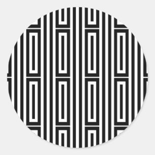 Sticker Rond arrière - plan ethnique Abstrait