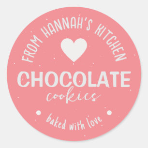 Sticker Rond Arrière - plan Parties scintillant Rose Cuit Avec 