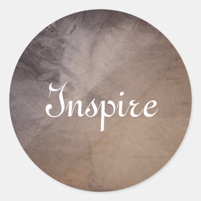 Sticker Rond Arrière - plan texturé 4 (Devant)