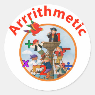 Sticker Rond Arrithmétique
