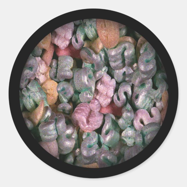 Sticker Rond Arrosage cacahuètes nouveauté (Devant)