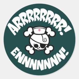 STICKER ROND ARRRRRR ! ENNNNNN !