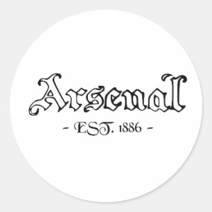 Sticker Rond Arsenal Retro