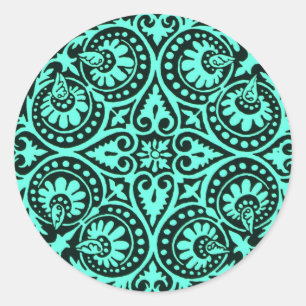 STICKER ROND ART DE L'INDE