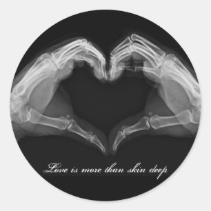 Sticker Rond Art de rayon X