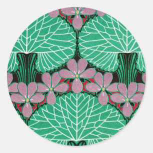Sticker Rond Art Nouveau Design #12 à Emporio Moffa