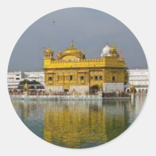 Sticker Rond Art sikh/symbole