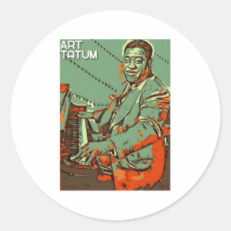 Sticker Rond Art Tatum