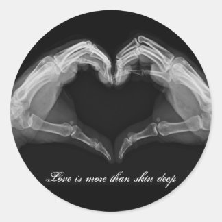 Sticker Rond Art X-Ray
