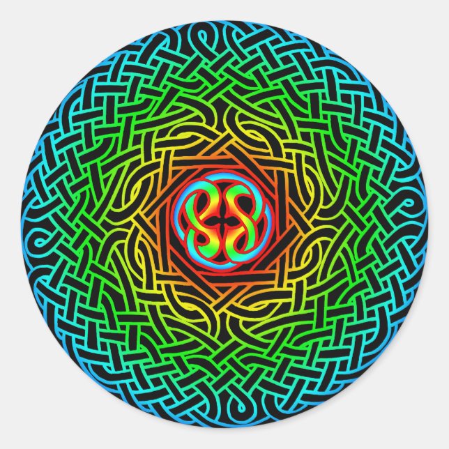 Sticker Rond Artemus celtique (Devant)