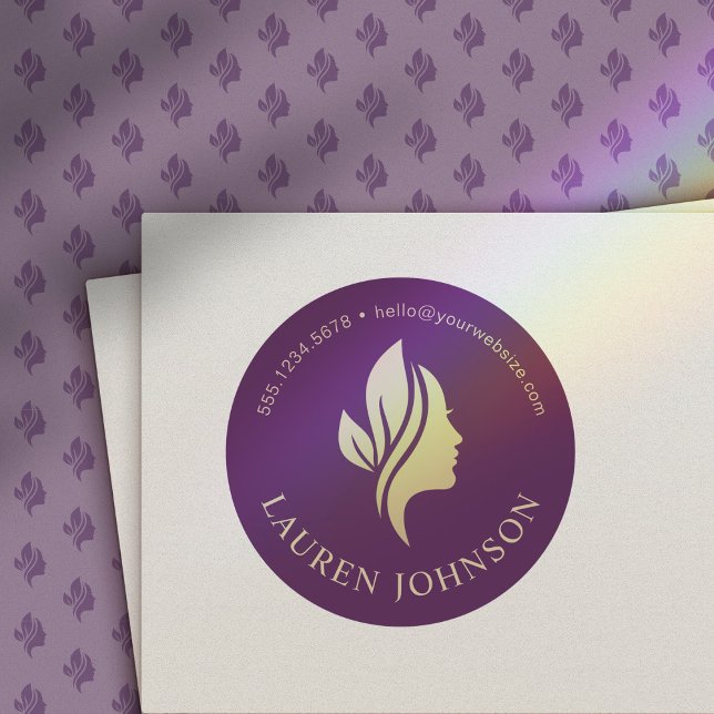 Sticker Rond Articles promotionnels élégants pour votre entrepr (Créateur téléchargé)