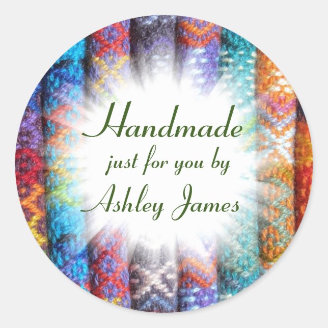 Sticker Rond artisanal (Devant)