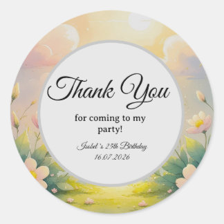 Sticker Rond Artisanat & Fournitures de Fête > Fournitures d'em