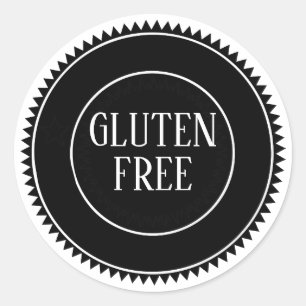 Sticker Rond Artisanat Vintage Sans Gluten et Allergène