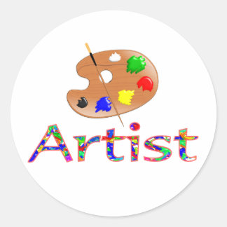 Sticker Rond Artiste