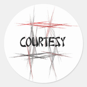 Sticker Rond Arts martiaux