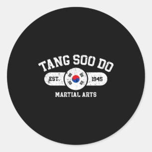 Sticker Rond Arts martiaux Tang Soo Est