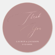 ArtsApp Rose Gold Poussiéreux Merci DIY Couleur