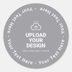 Sticker Rond Artwork Plus Texte
