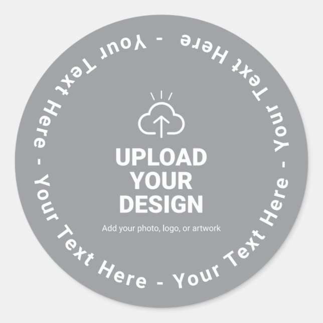 Sticker Rond Artwork Plus Texte (Devant)