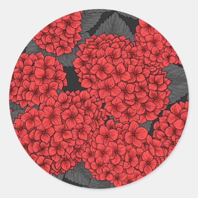 Sticker Rond Arygdale rouge (Devant)