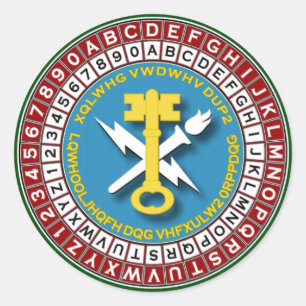 STICKER ROND ASA INSCOM 2