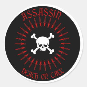 Sticker Rond Assassin