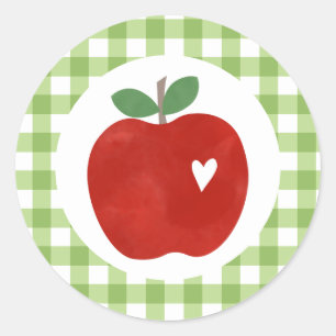 Sticker Rond Assiettes en papier pour le premier anniversaire A
