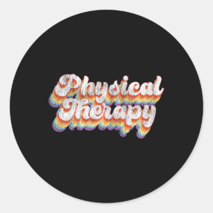 Sticker Rond Assistant de physiothérapie