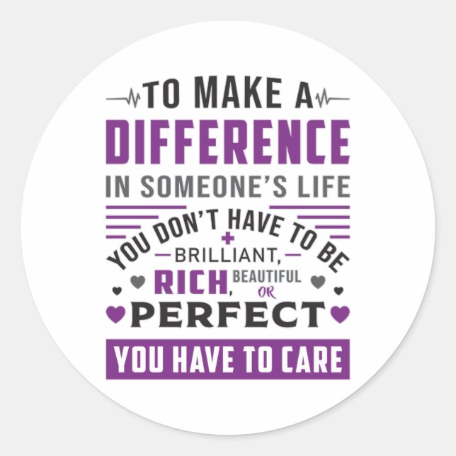 Sticker Rond Assistant Médicale Docteur Hôpital Médicale Amusan (Devant)