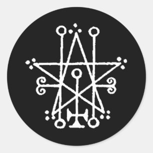 Sticker Rond Astaroth Sigil