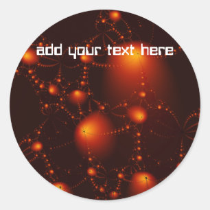 Sticker Rond astéroïdes