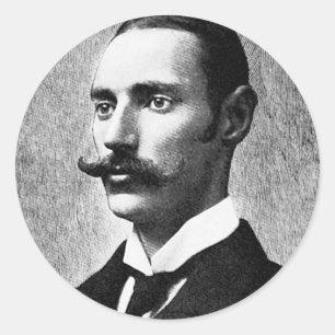 Sticker Rond Astor IV ~ John Jacob Capitalist Inventeur